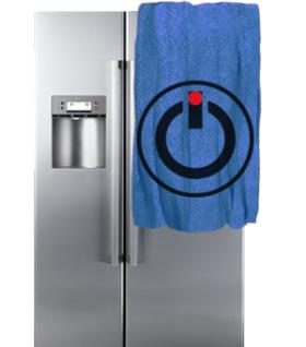 Вздулась стенка холодильника - утечка фреона – холодильник Maytag